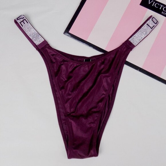 new with tags! VS Brazilian bombshell shine bling strap love sexy sparkles - Picture 1 of 4